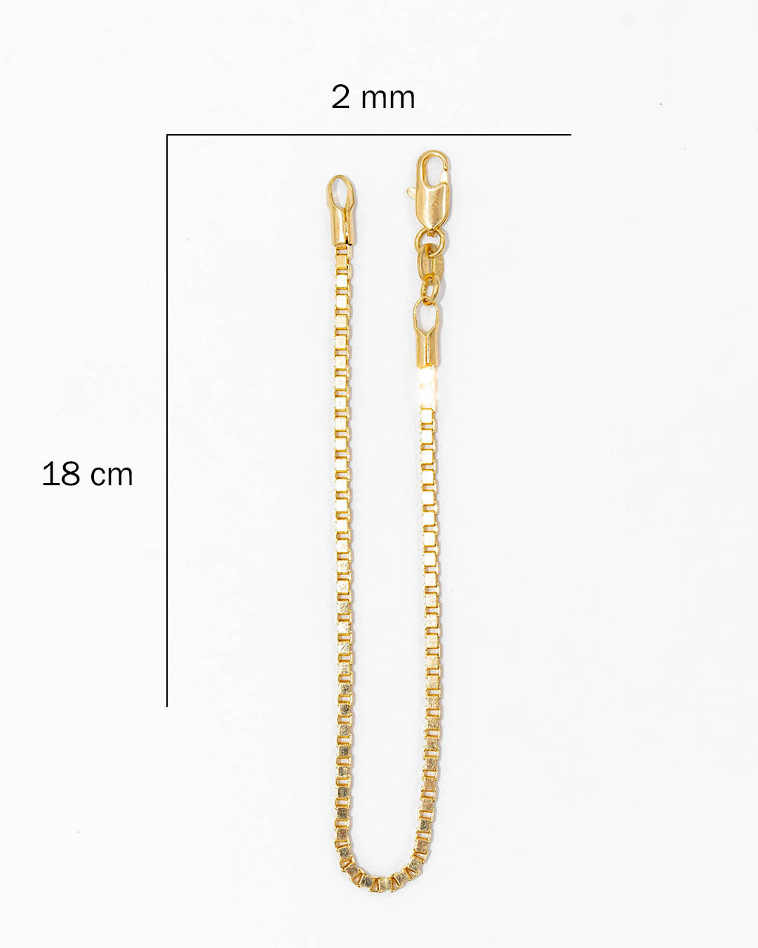 Oro laminado pulsera veneciana