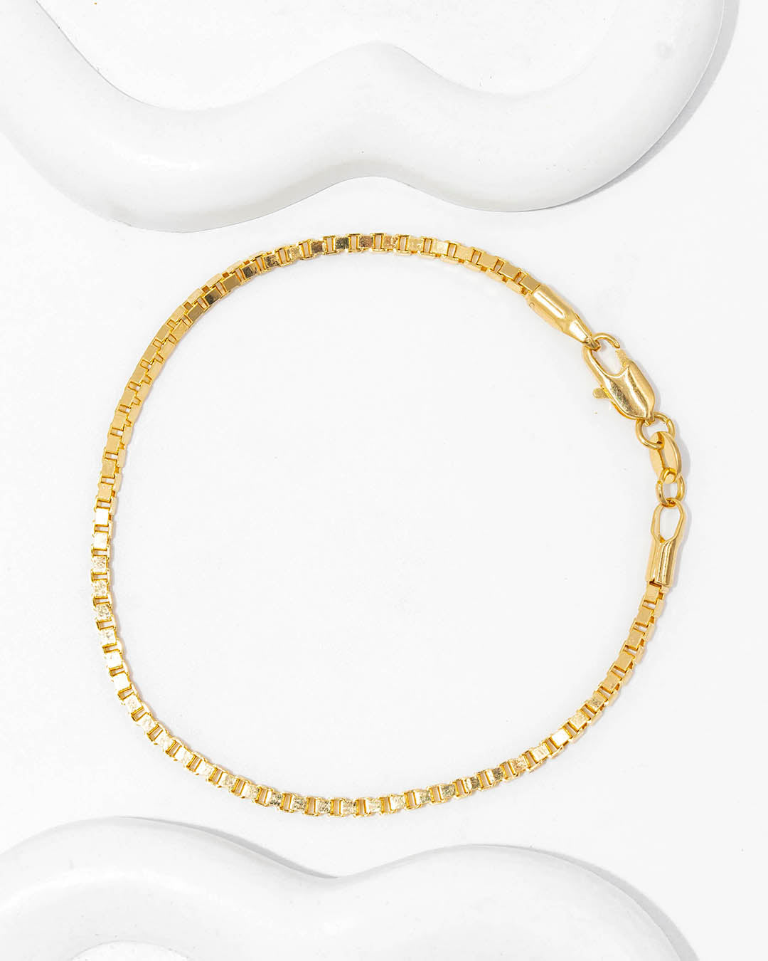Oro laminado pulsera veneciana