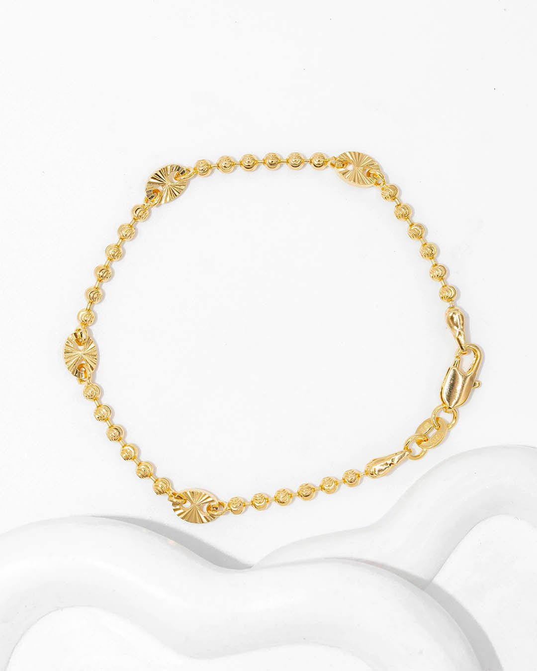 Oro laminado pulsera gc balín