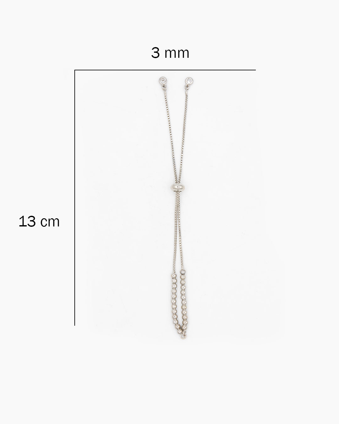 Pulsera lisa balín de ensamble