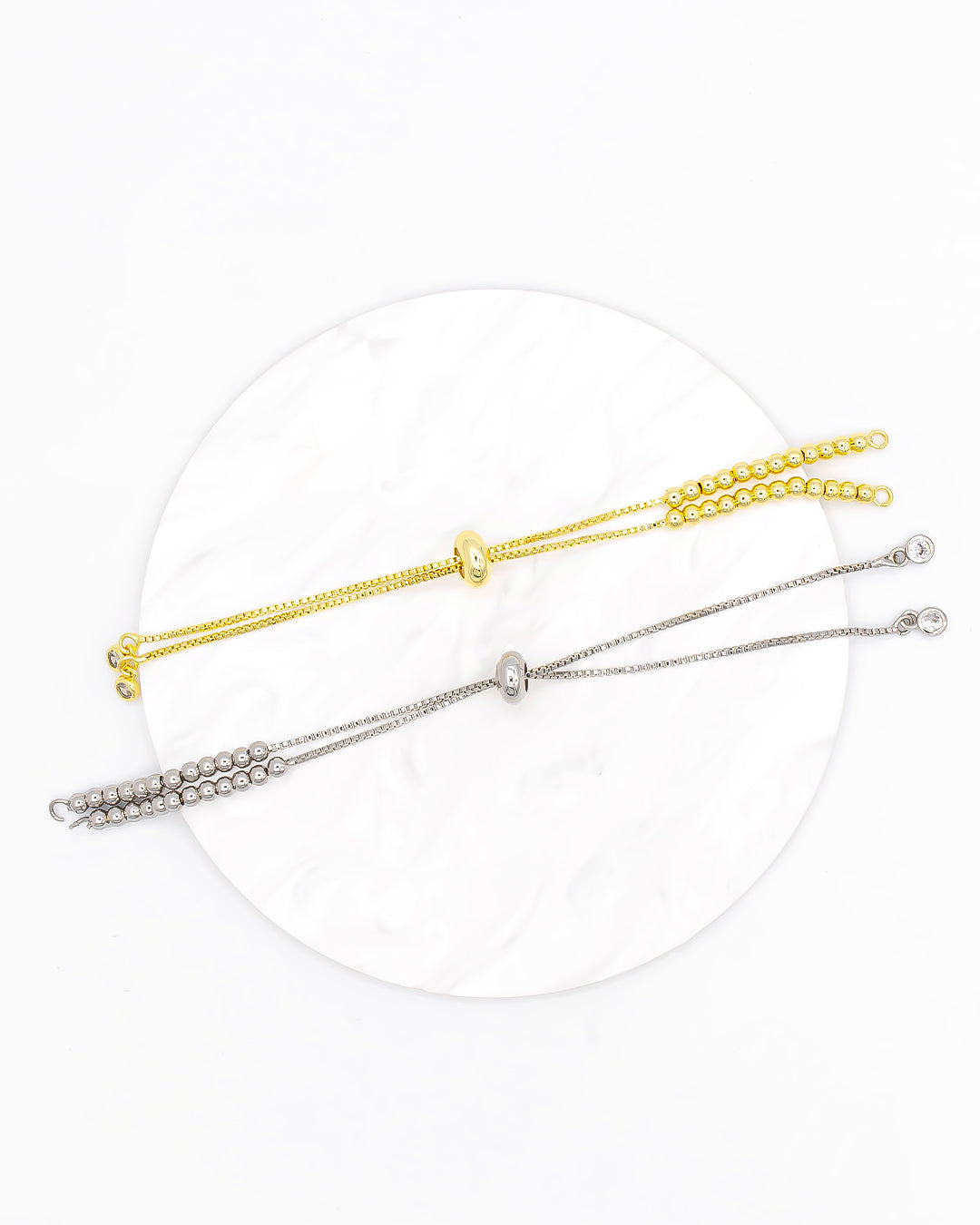 Pulsera lisa balín de ensamble