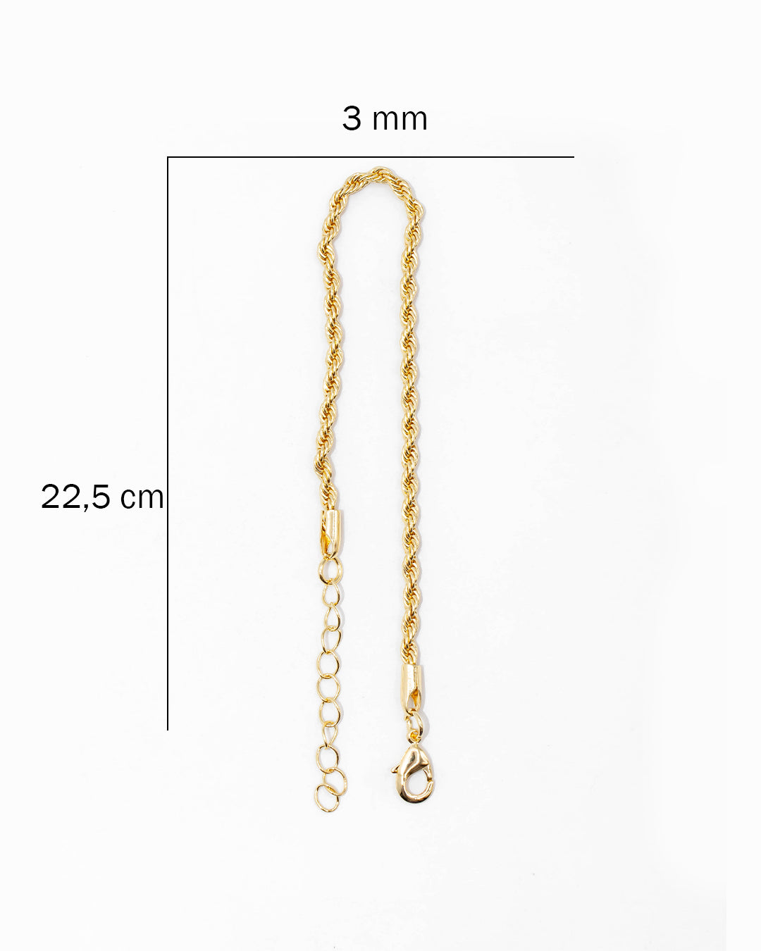 Pulsera lazo 3MM