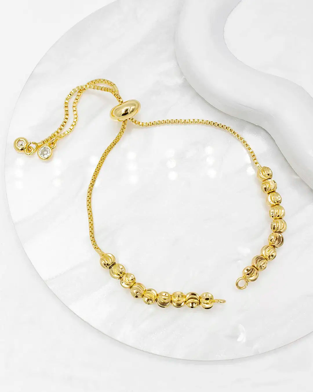 Pulsera de ensamble diamantada 4MM