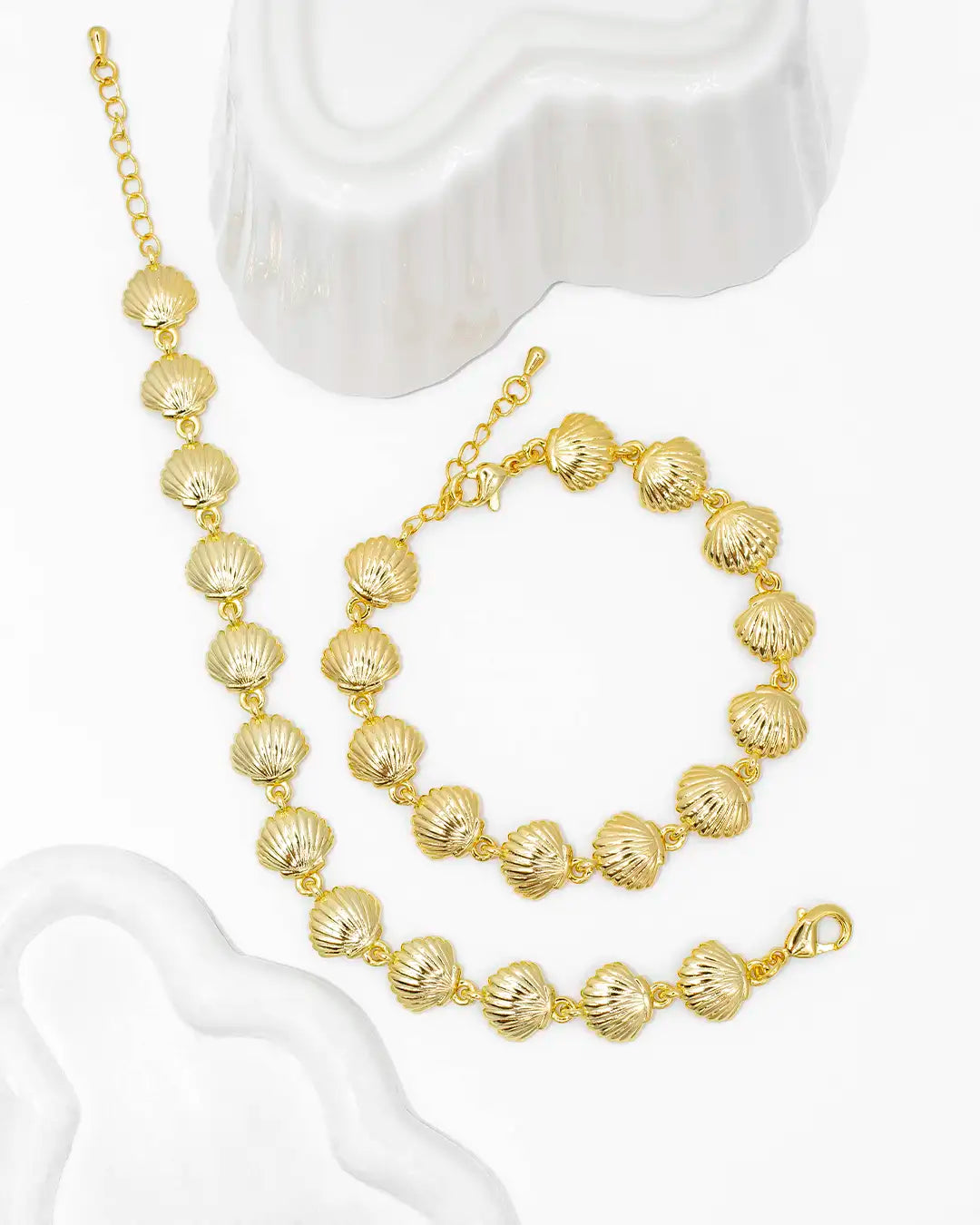 Pulsera concha seguida