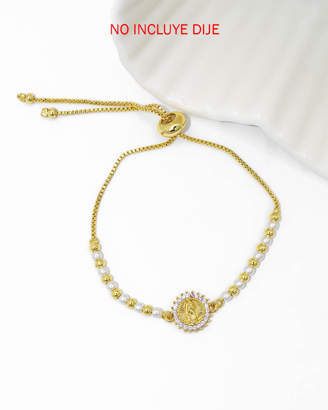 Pulsera ensamble perla balín 3mm