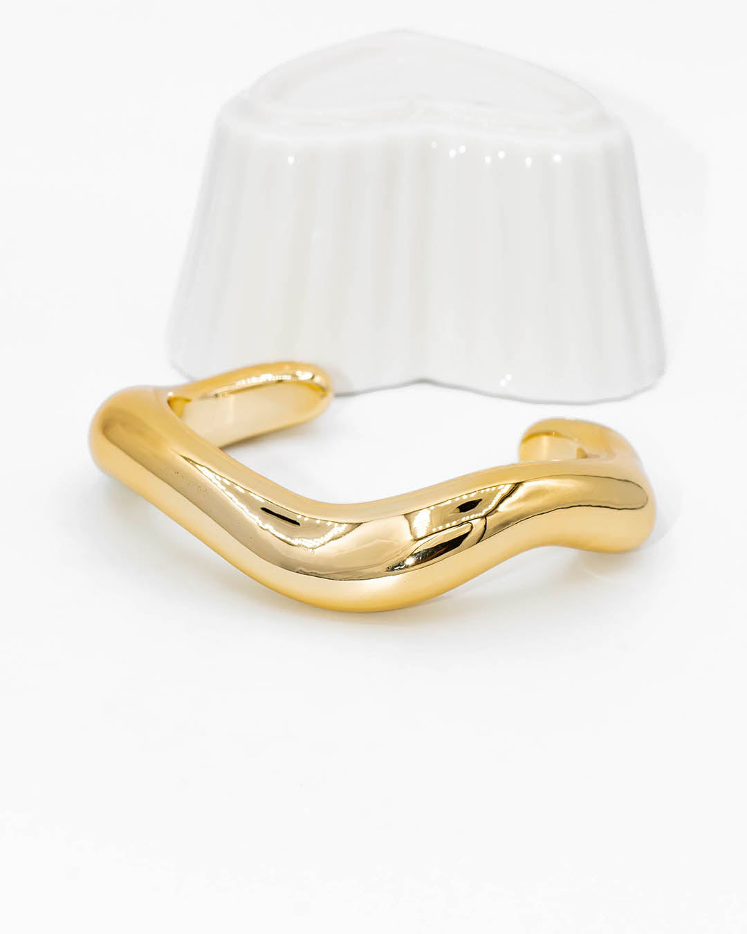 Brazalete grueso dorado