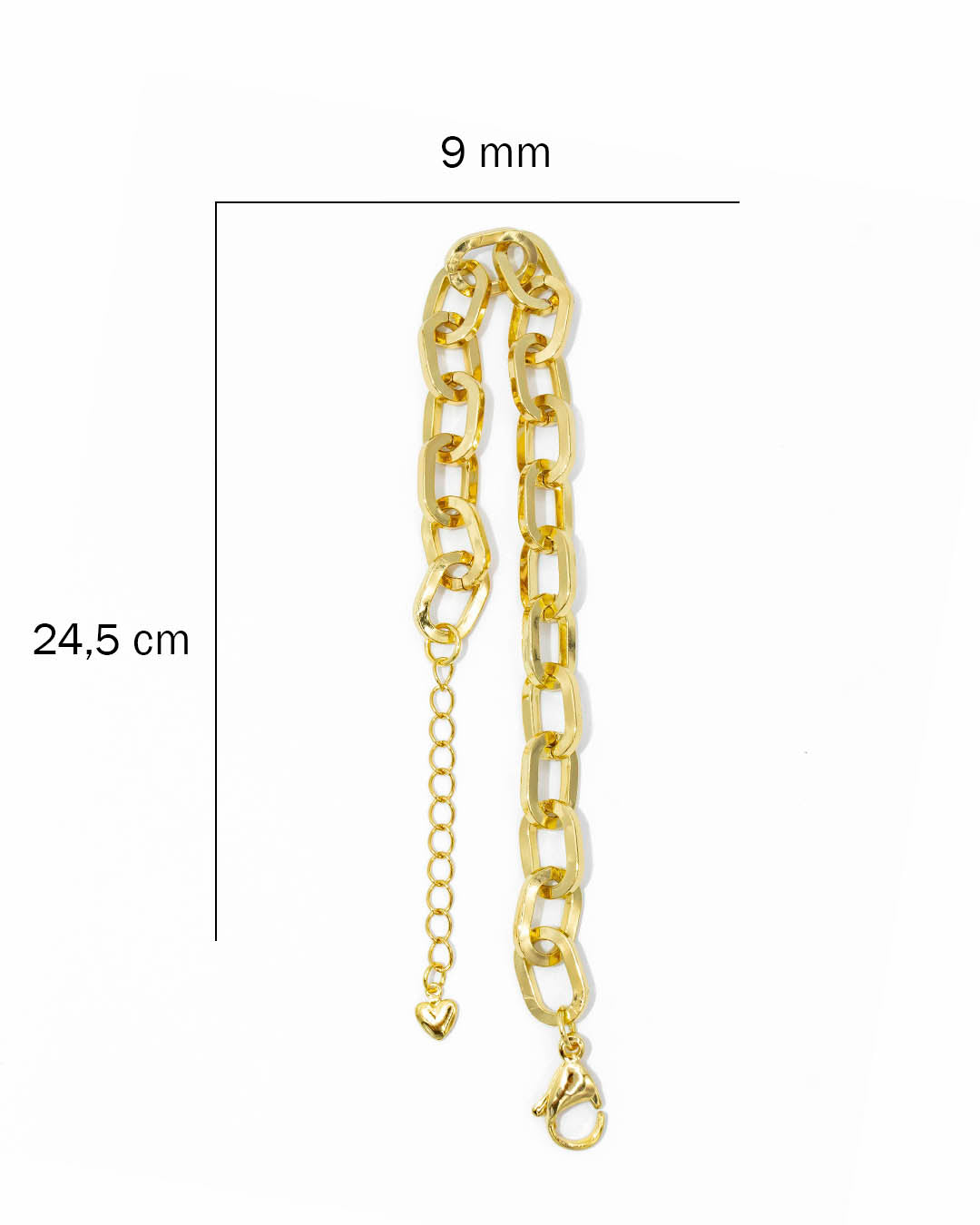 Pulsera eslabones gruesos