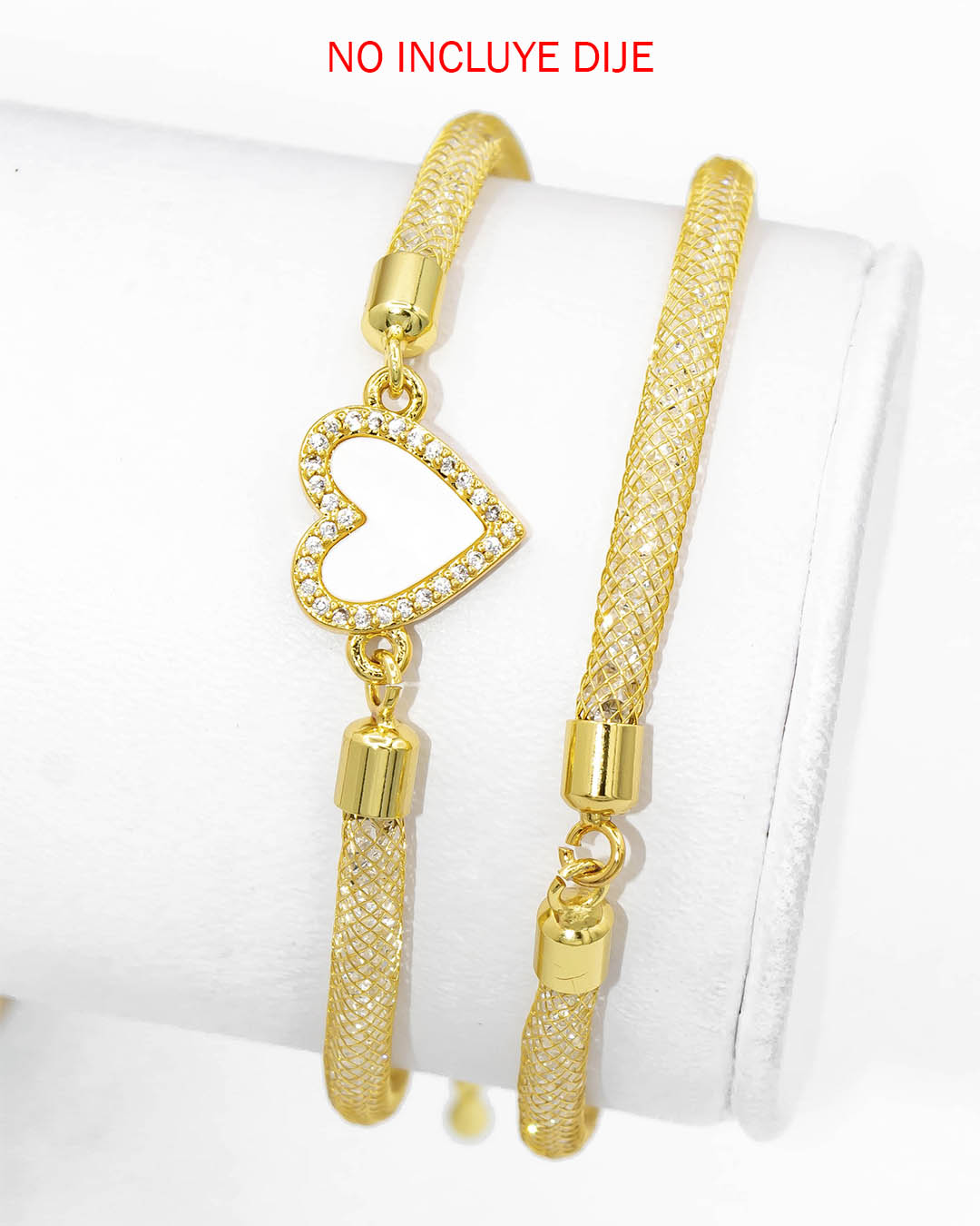 Pulsera de ensamble cordon brillante