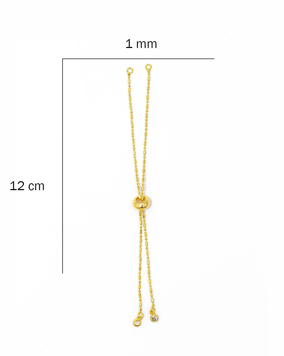 Pulsera de ensamble palito bolita