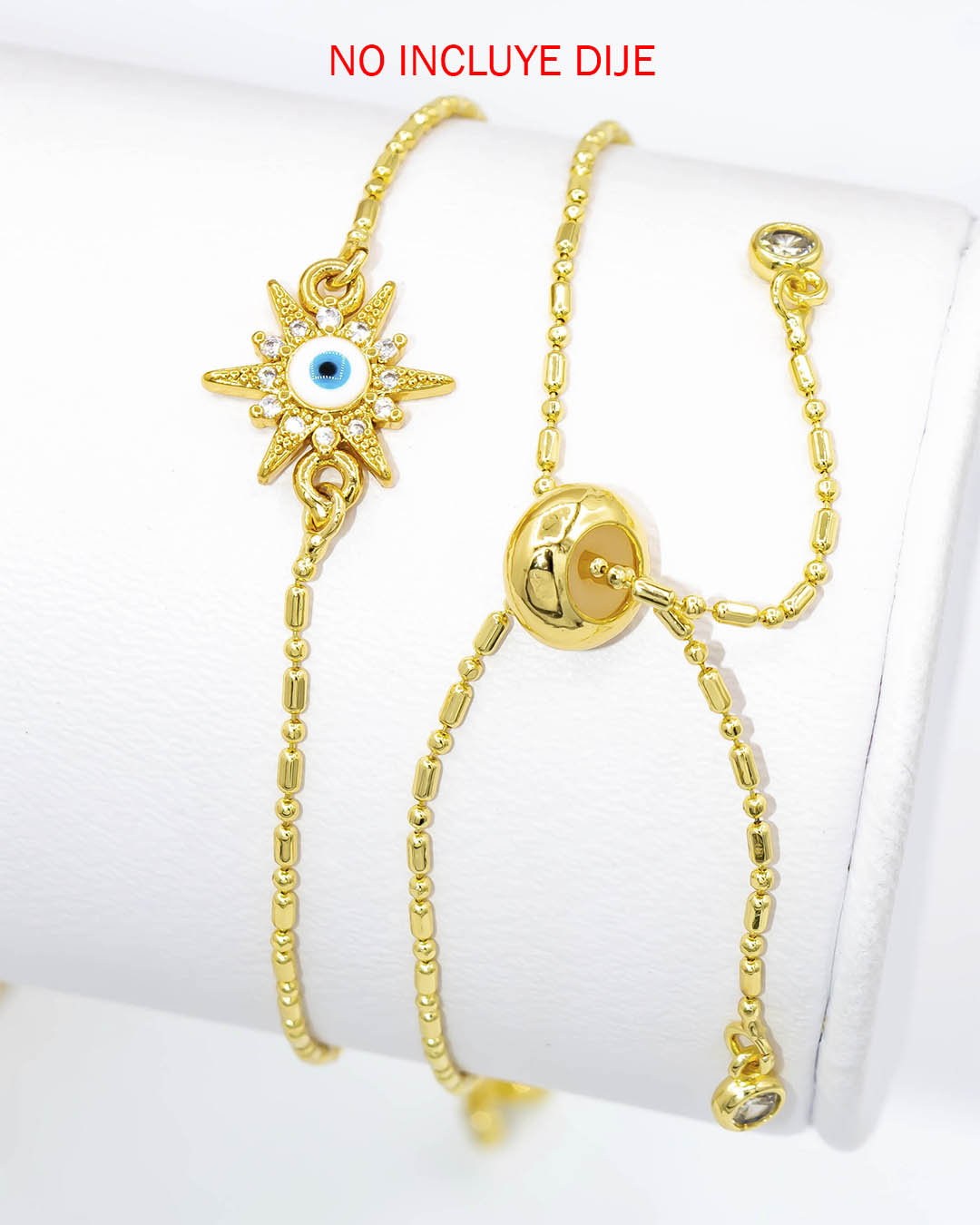 Pulsera de ensamble palito bolita