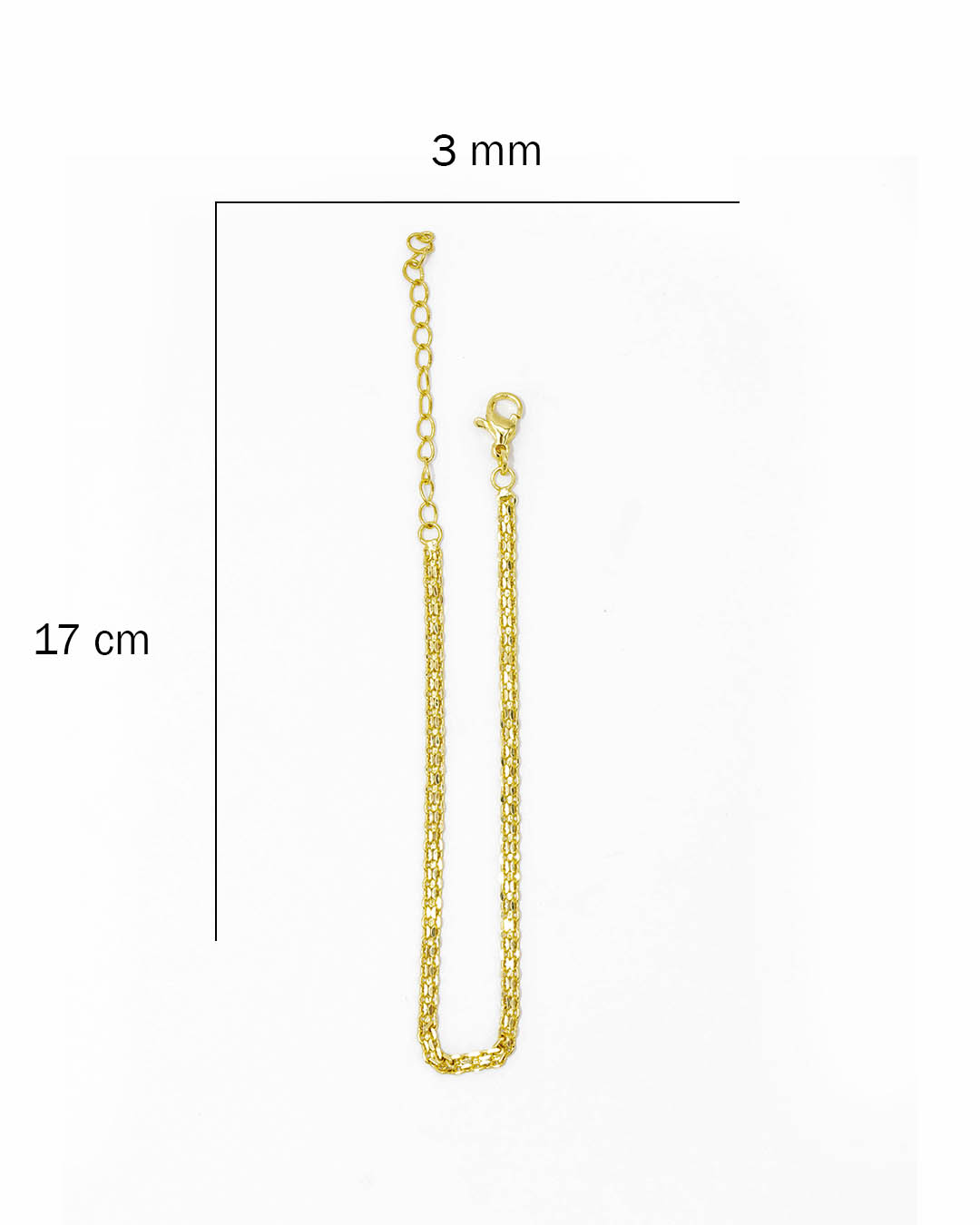 Pulsera chinesca 3mm