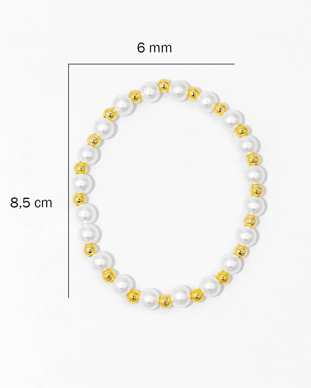 Pulsera perla balín