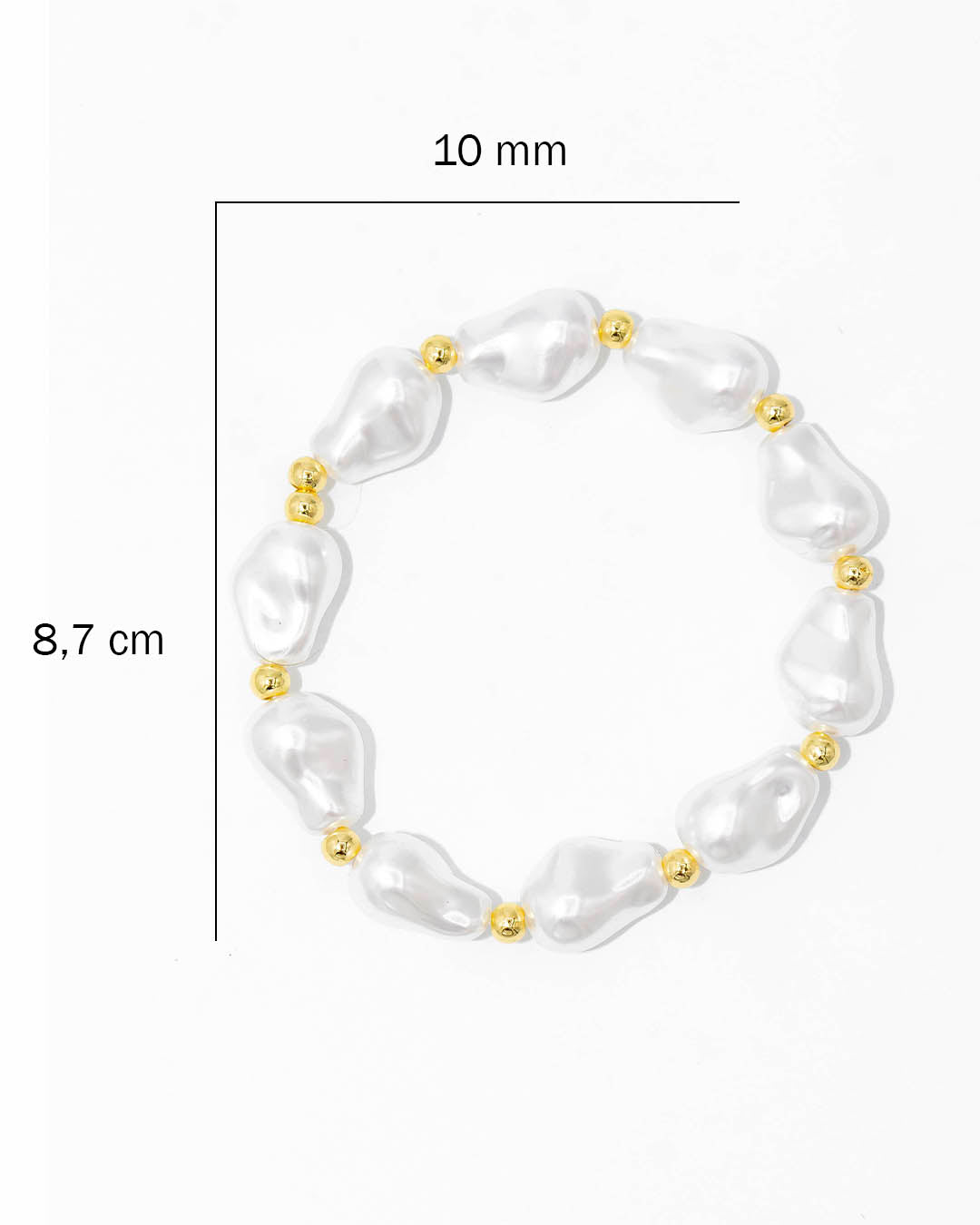 Pulsera perla balín