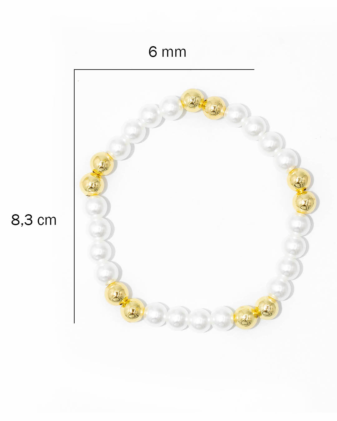 Pulsera perla balín