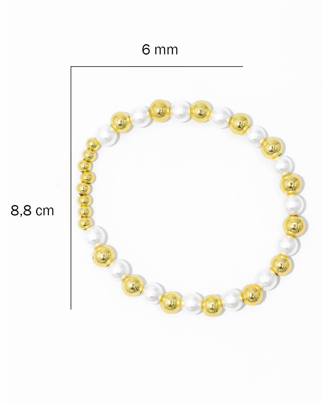 Pulsera perla balín