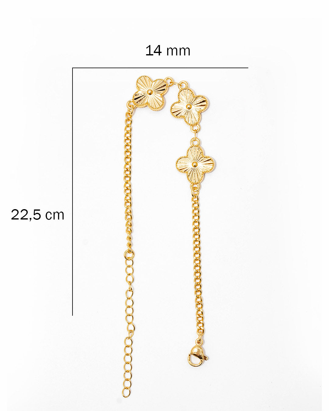 Pulsera trébol x3