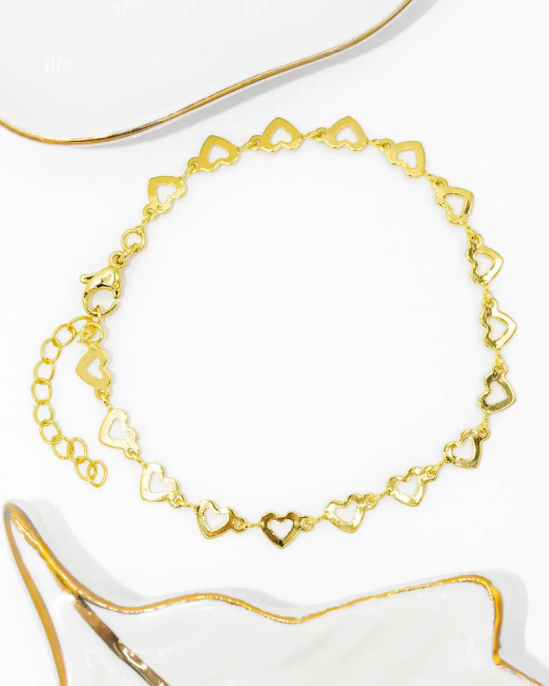 Pulsera corazón seguida