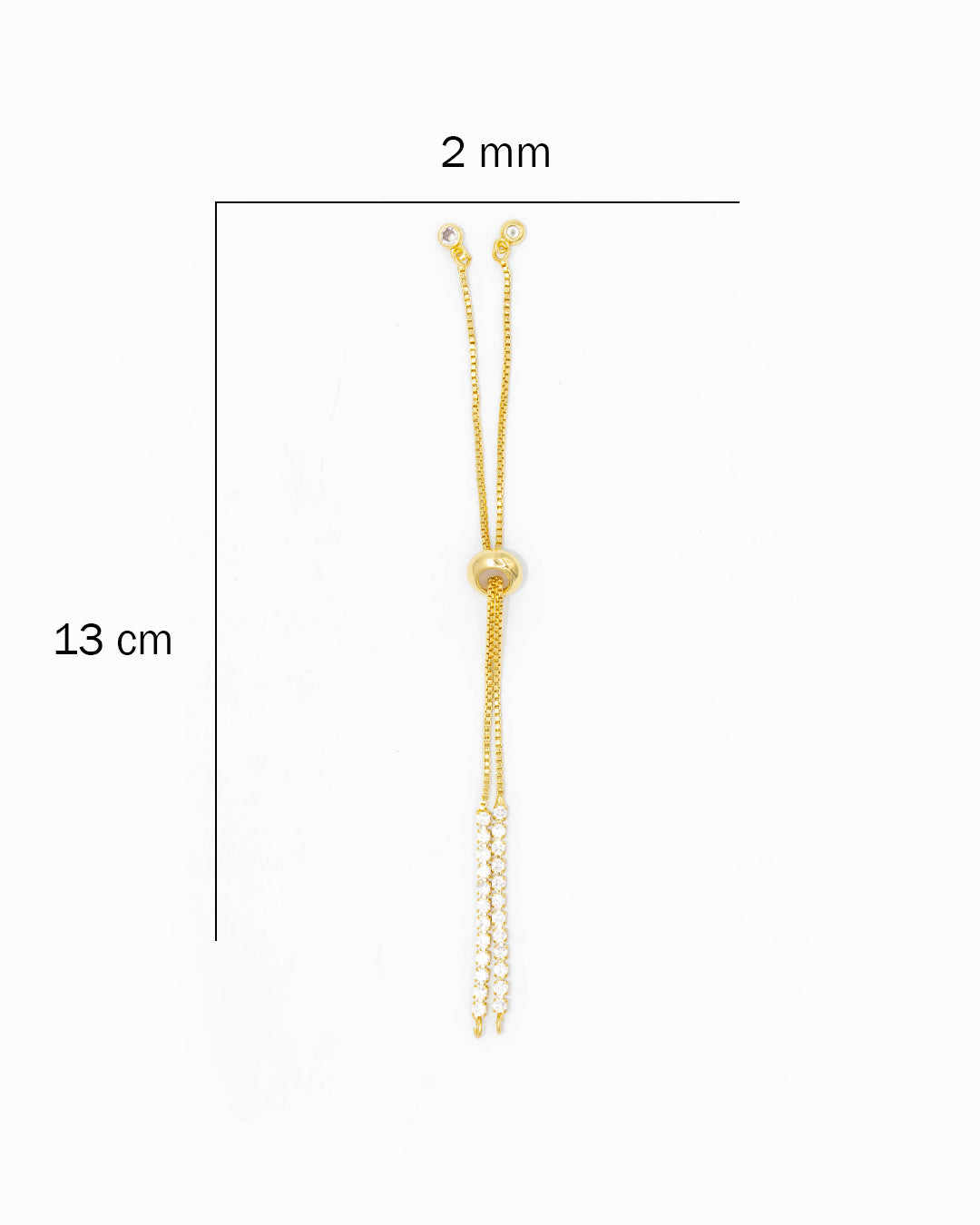 Pulsera circón de ensamble