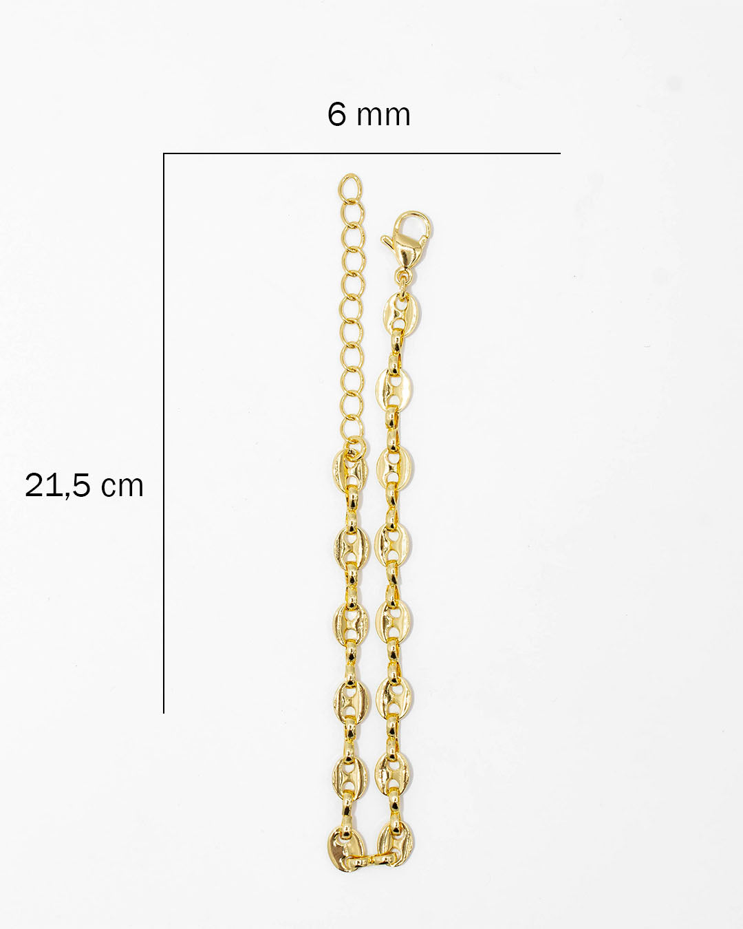 Pulsera gc plana 5mm