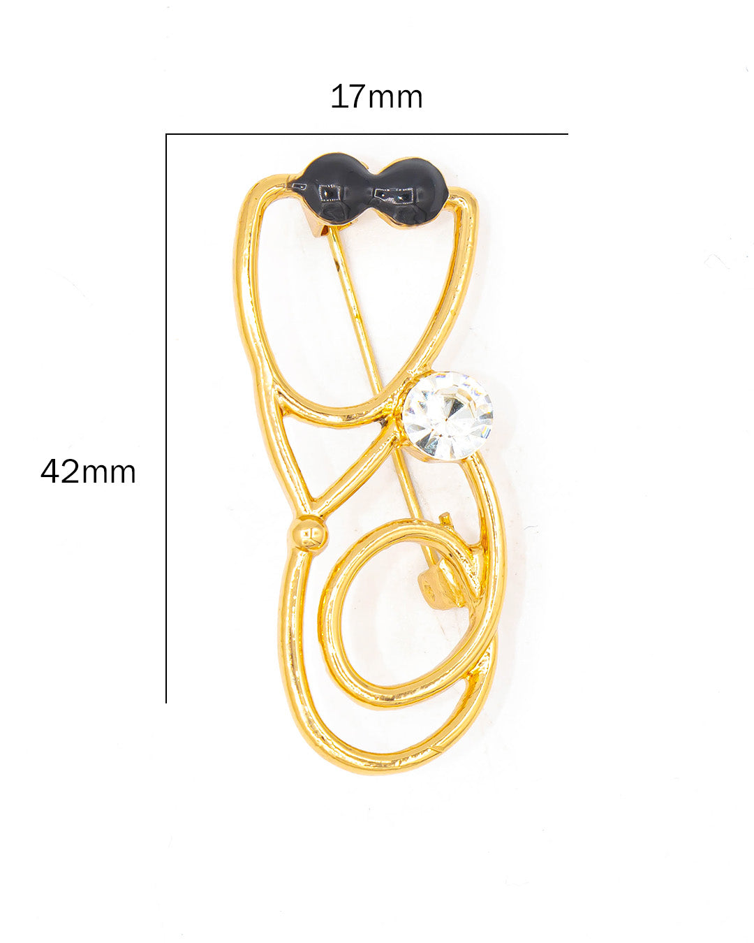 Prendedor estetoscopio