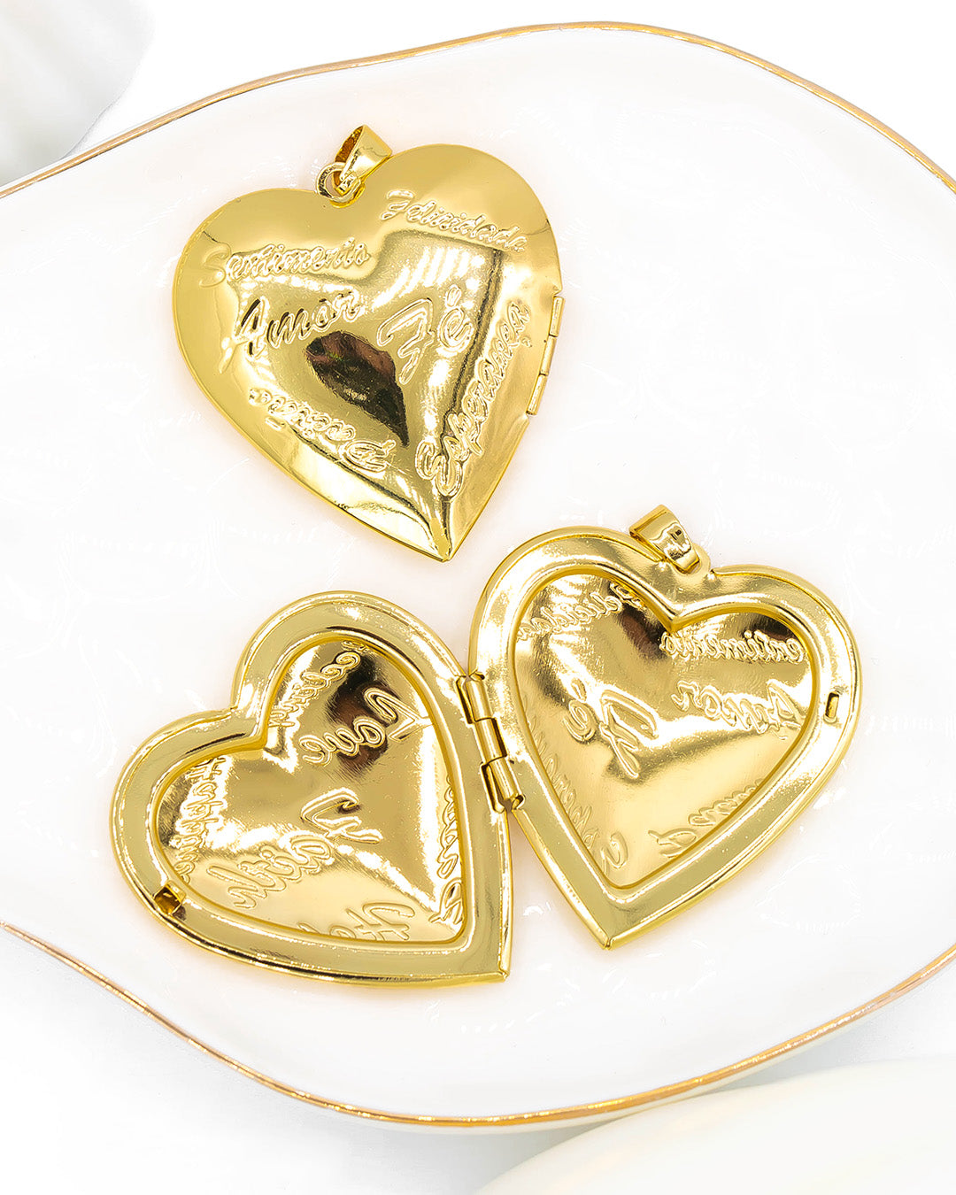 Relicarios de corazón