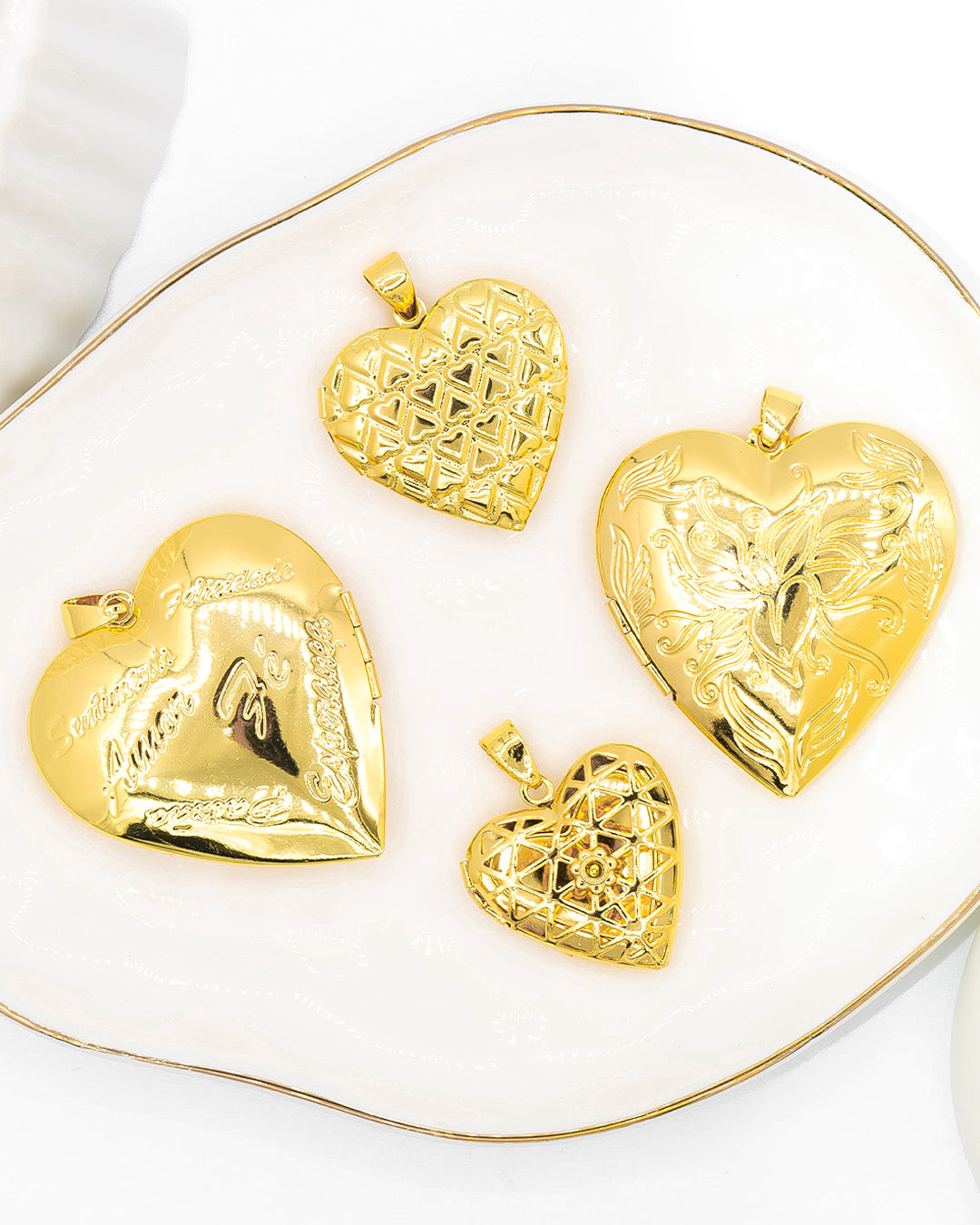 Relicarios de corazón