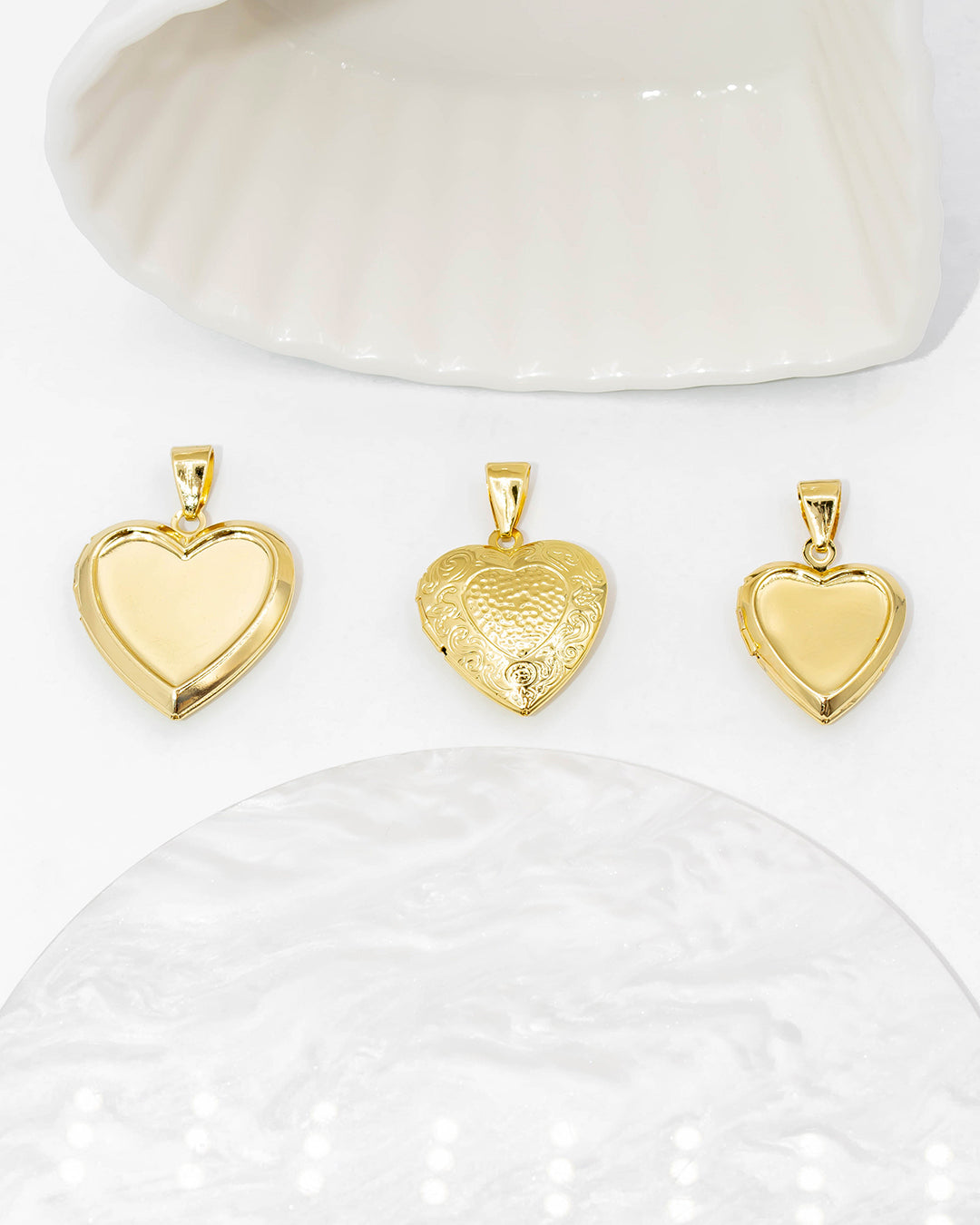 Relicarios de corazón