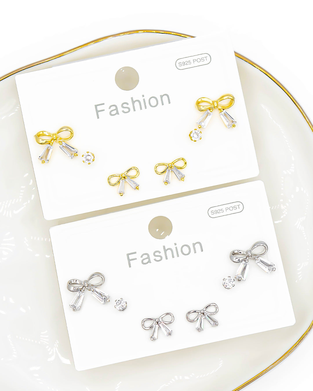 Set triple topo moños