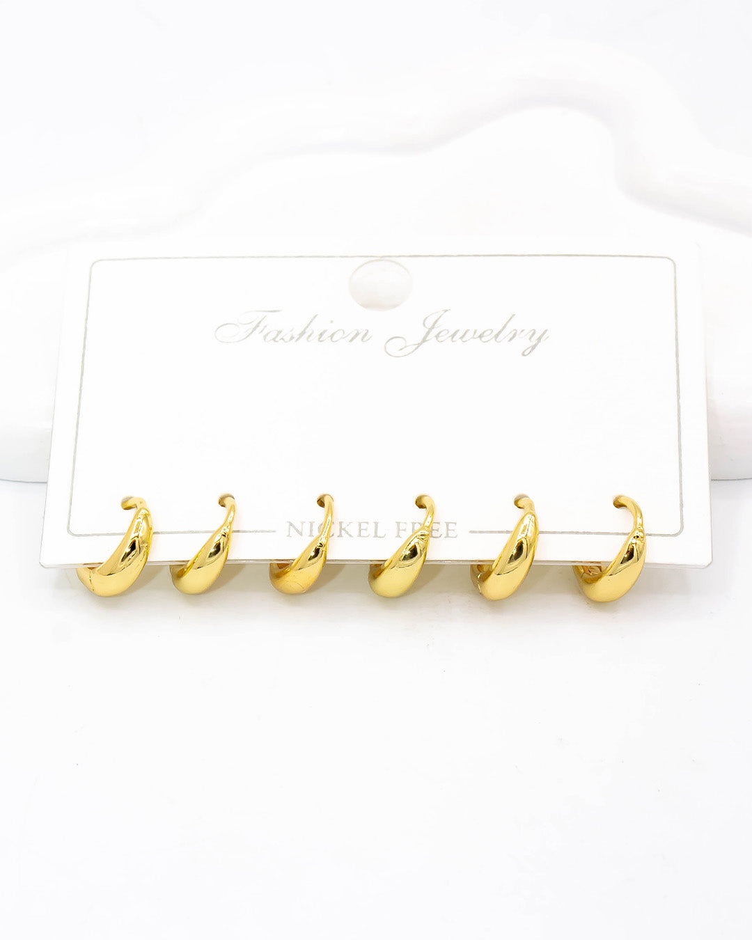 Set x3 candongas lisas