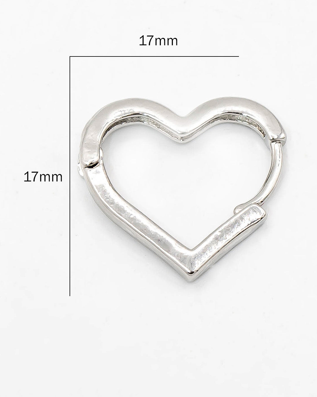 Set x3 candongas de corazón