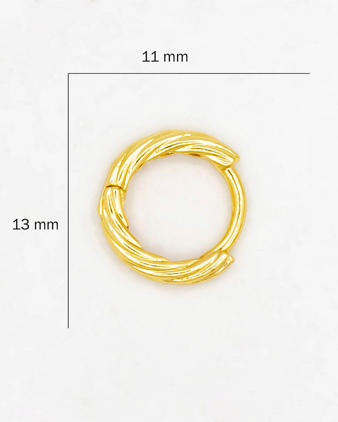 Set candongas textura silver