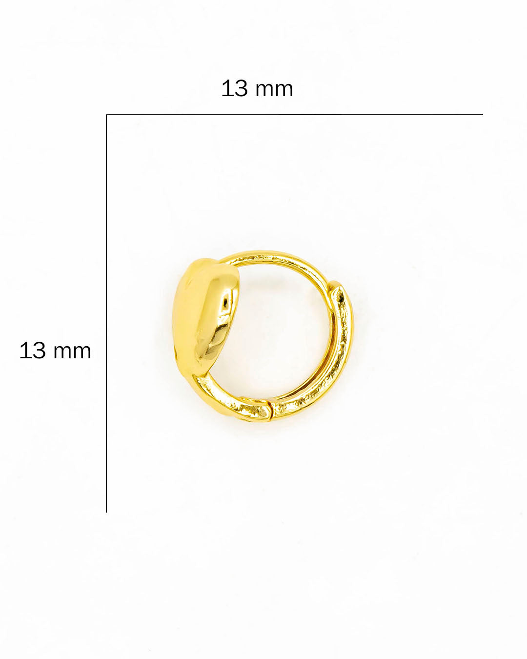 Set candongas corazón