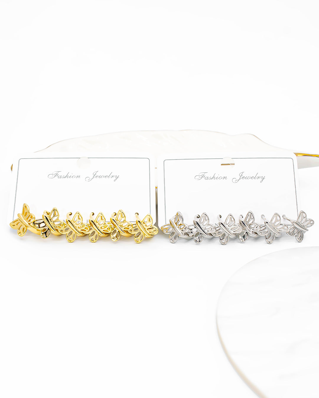 Set candongas triple mariposa