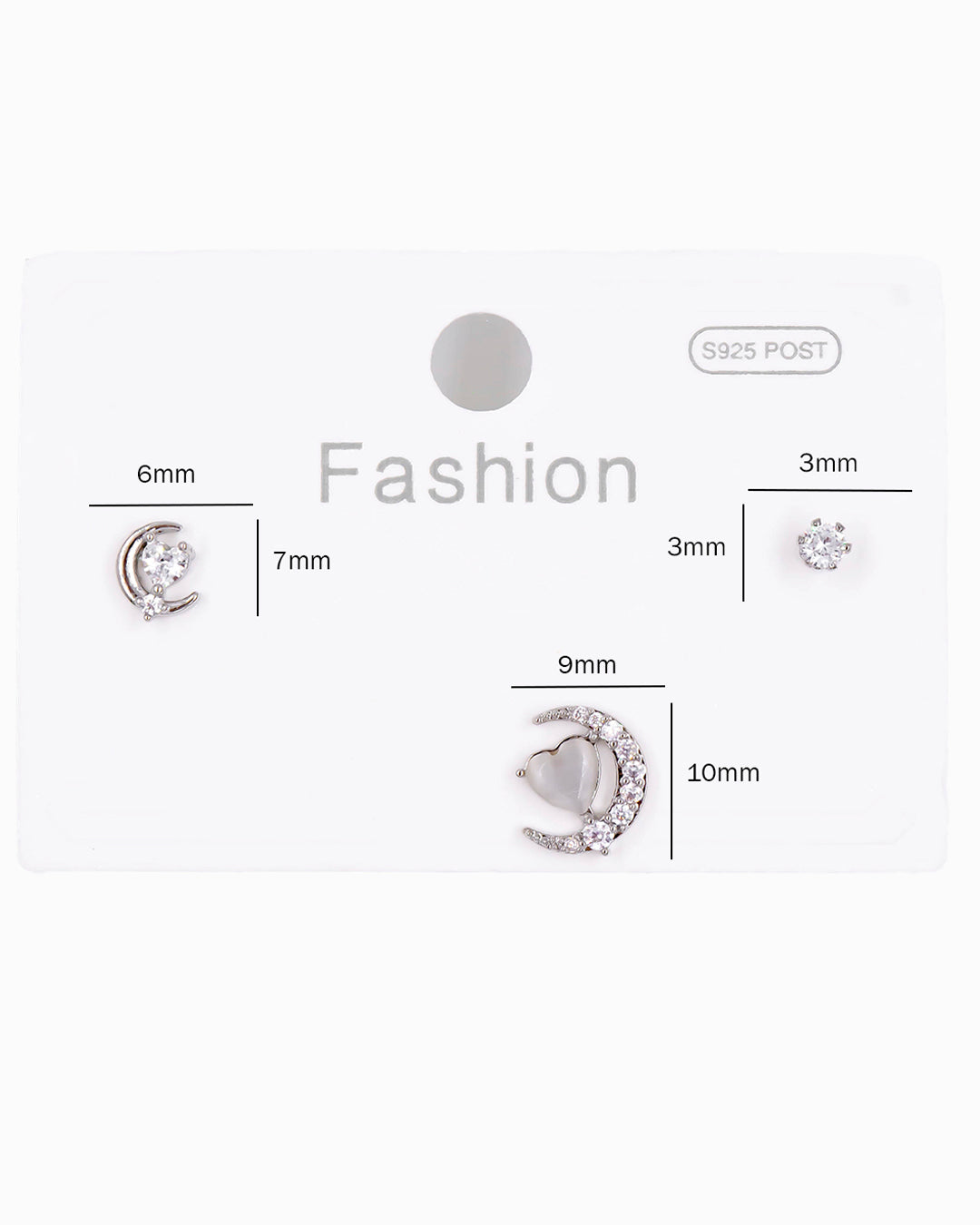 Set topo luna corazón