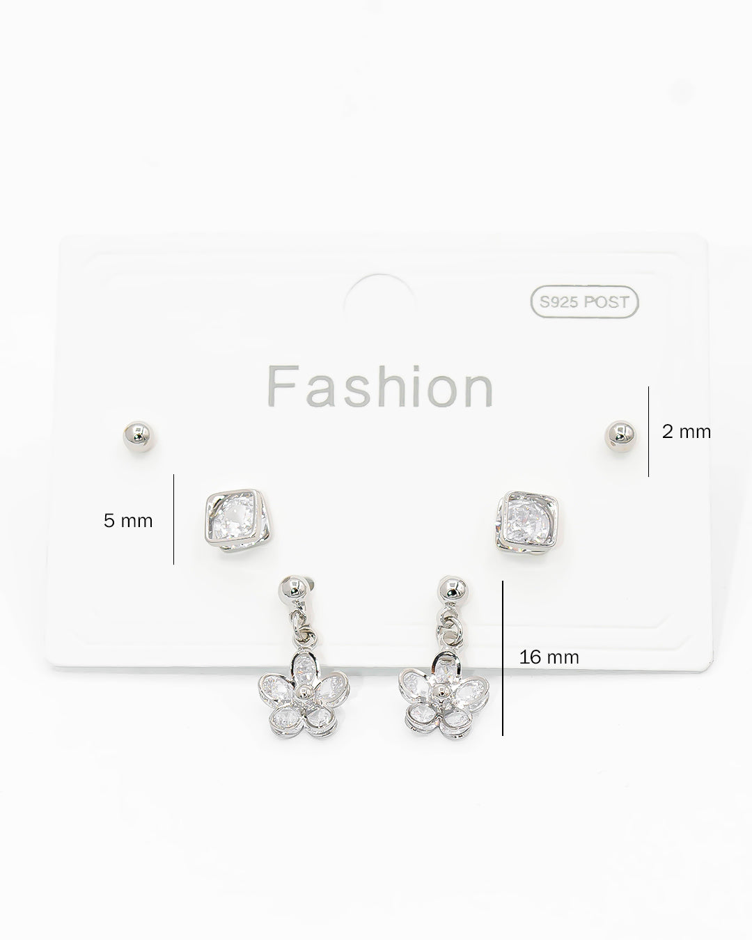 Set triple topo flor