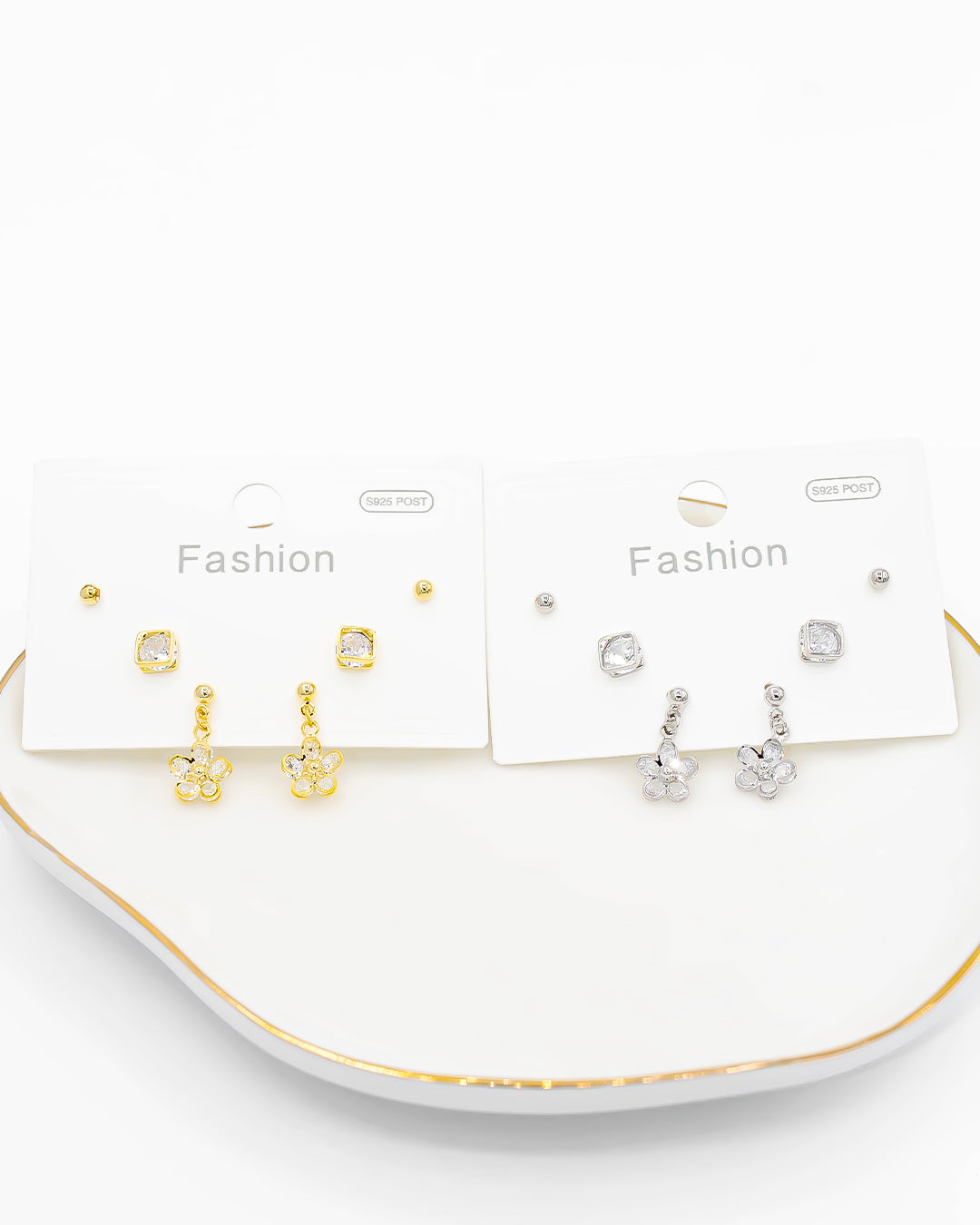 Set triple topo flor