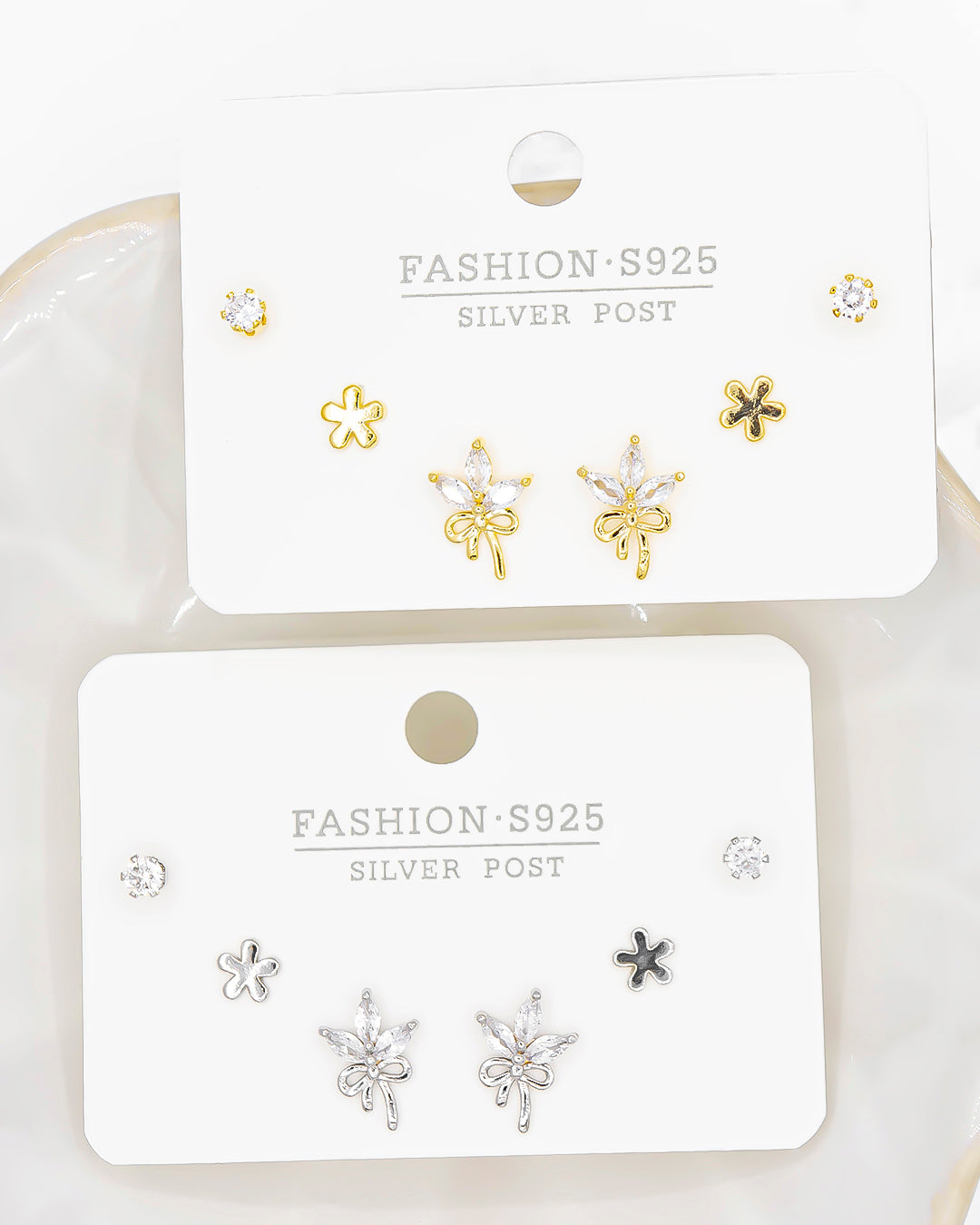 Set triple topo flor