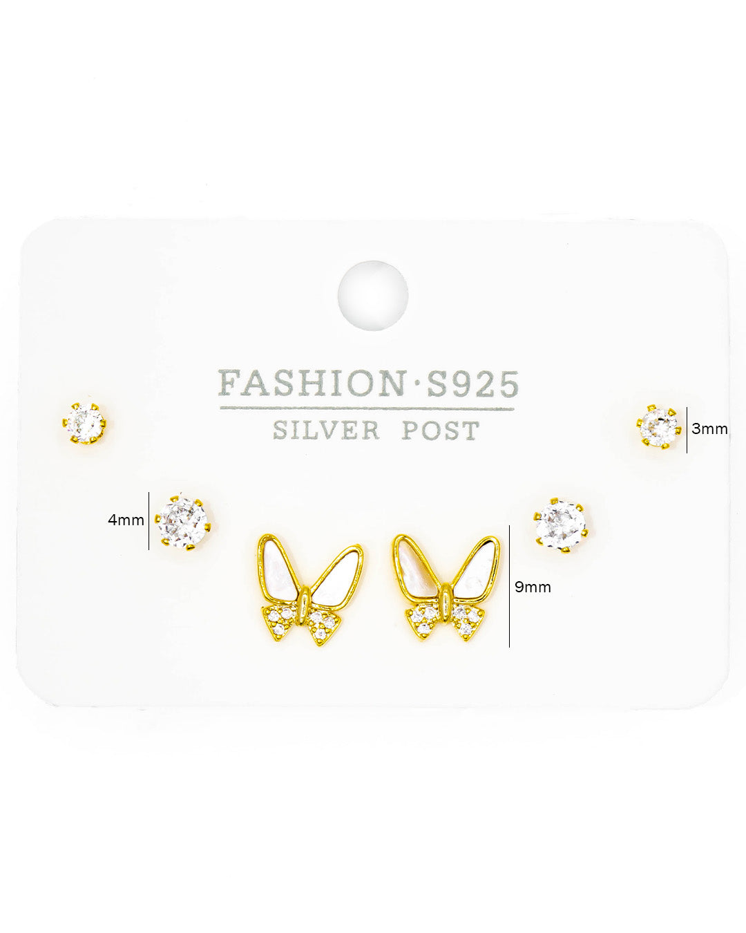 Set triple topo mariposa