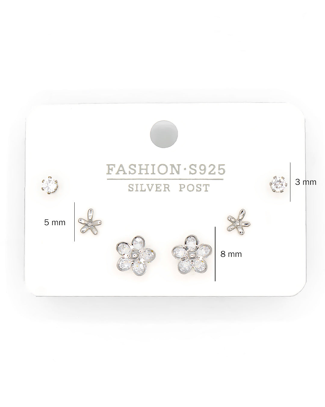 Set triple topo flor