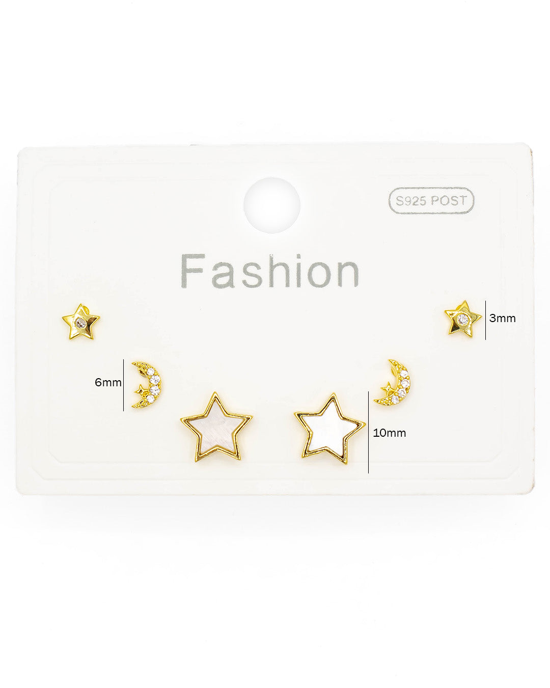 Set triple topo luna y estrella
