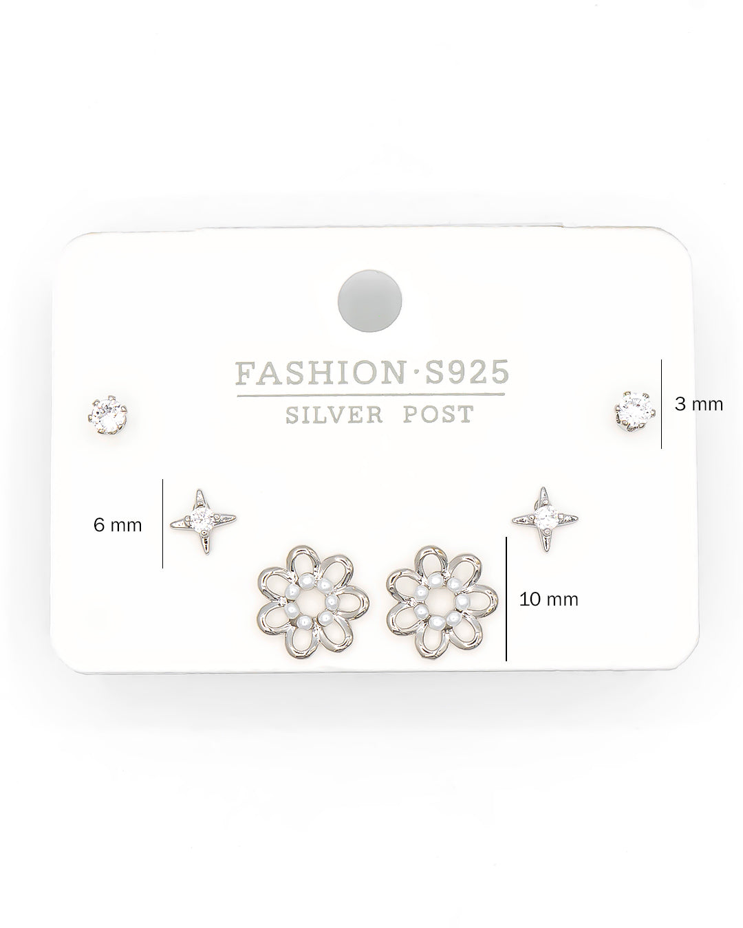 Set triple topo flor