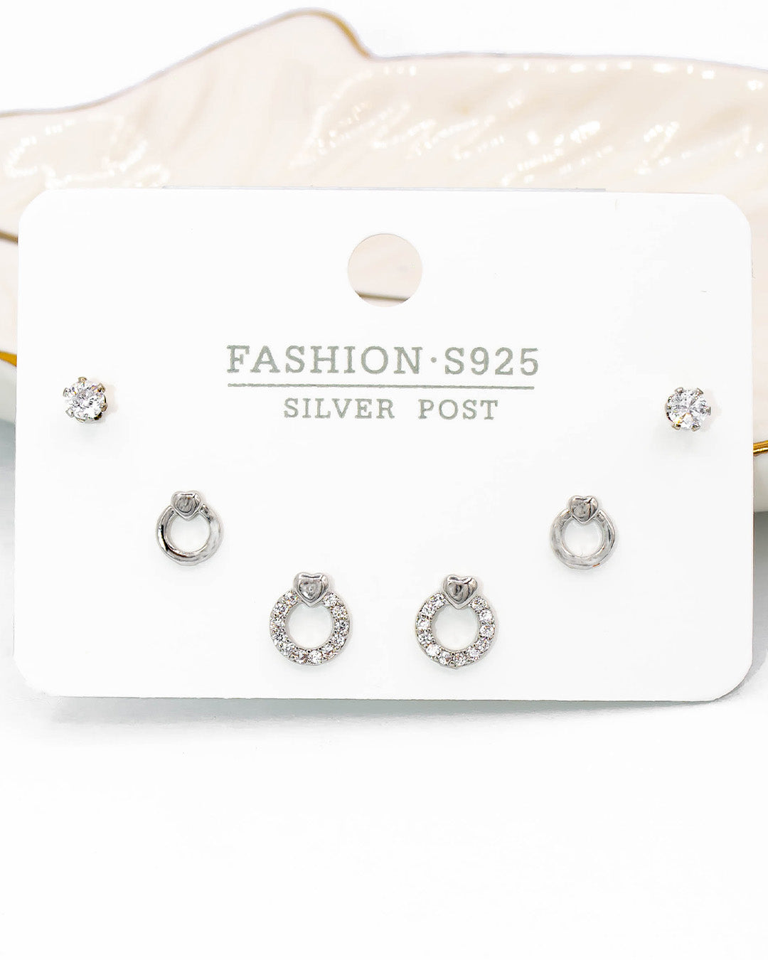 Set triple topo corazones