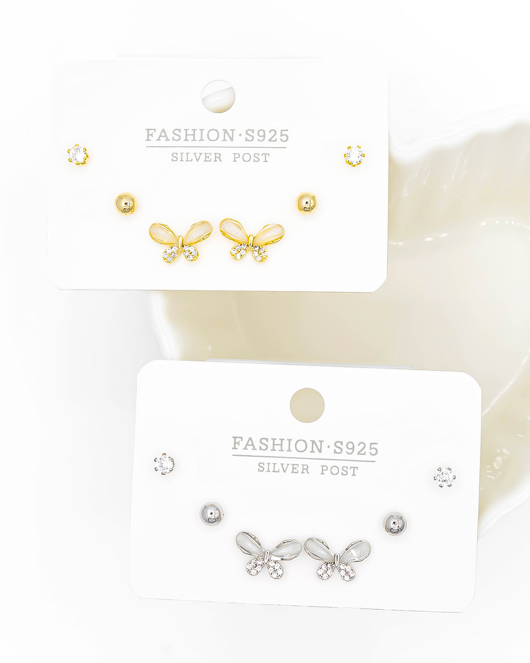 Set triple topo mariposa