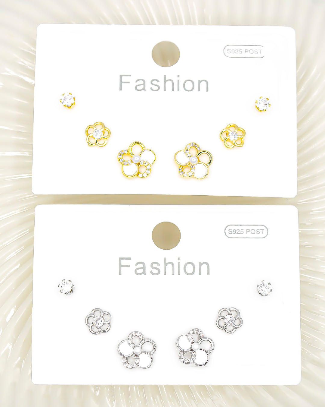 Set triple topo flor