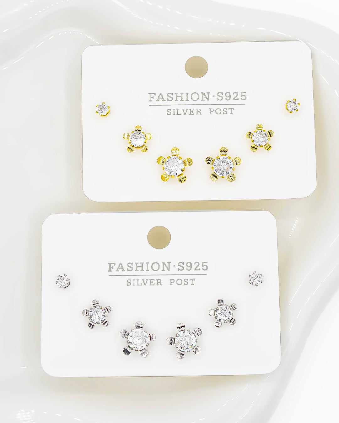 Set triple topo flor