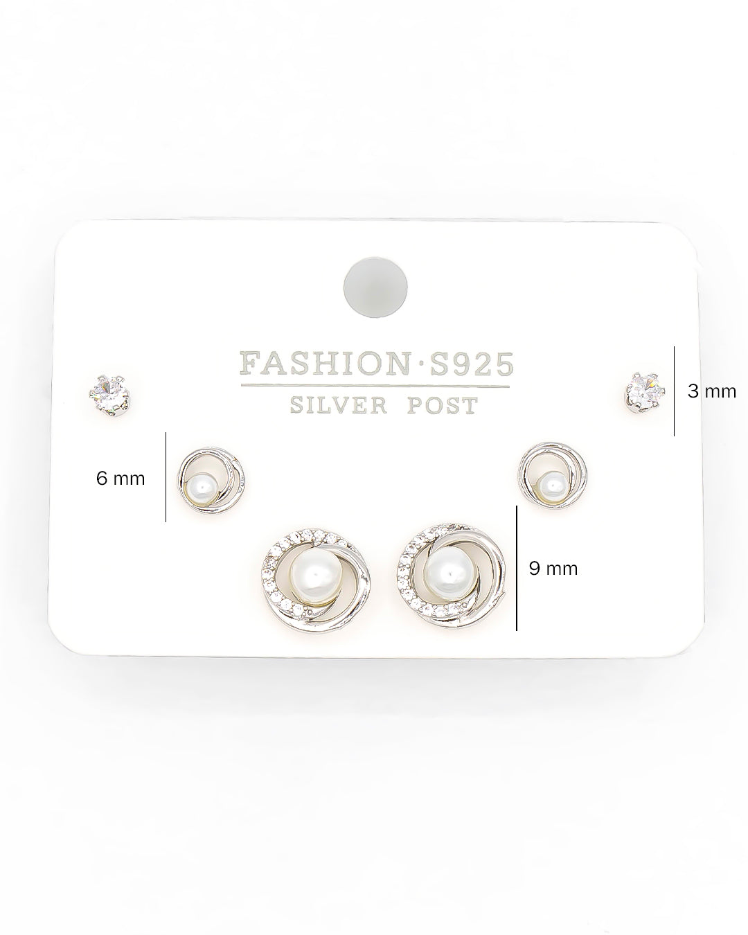 Set triple topo perla espiral