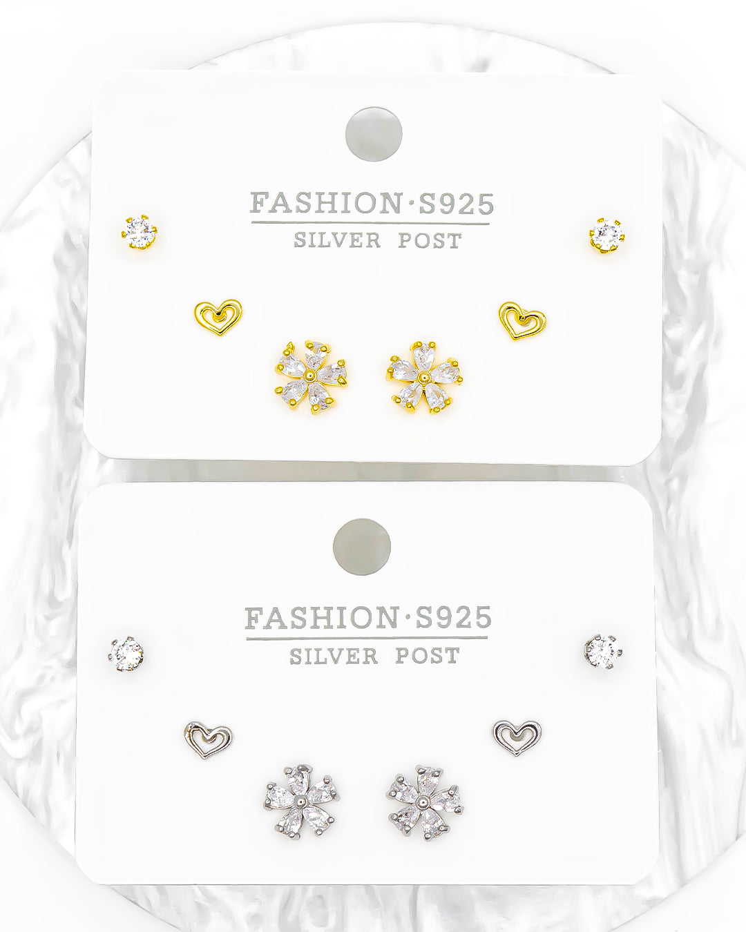Set triple topo flor