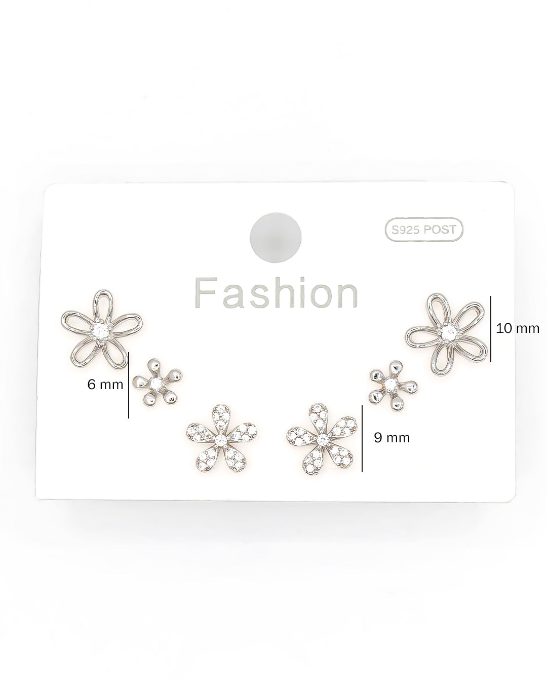 Set triple topo flor
