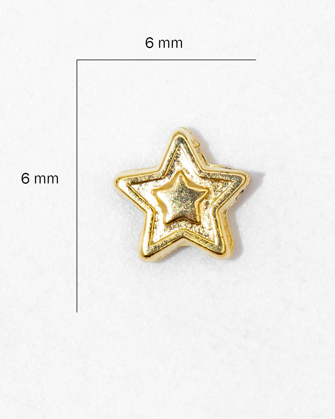 Dije estrella pasador