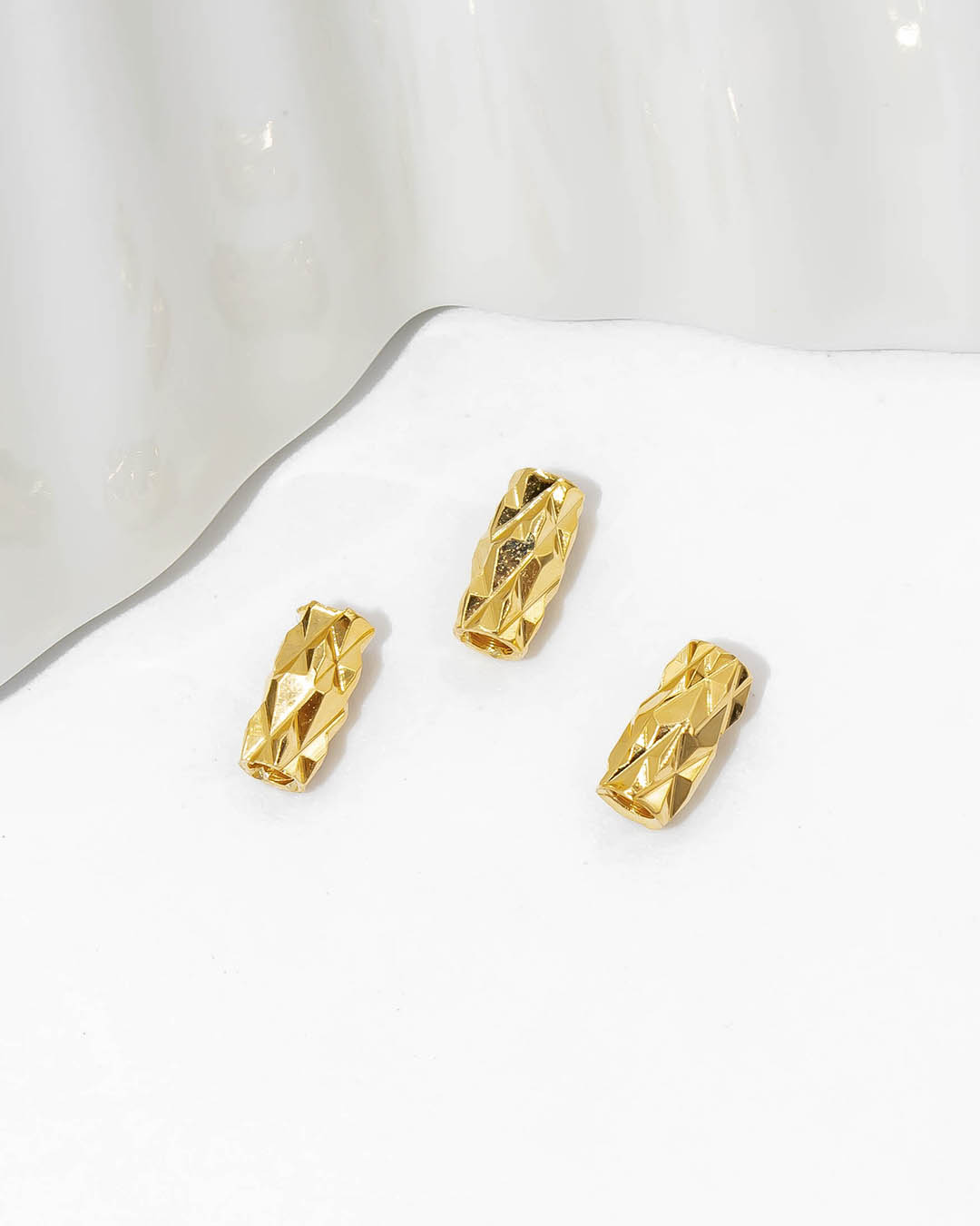 Oro laminado separador cilindro diamantado